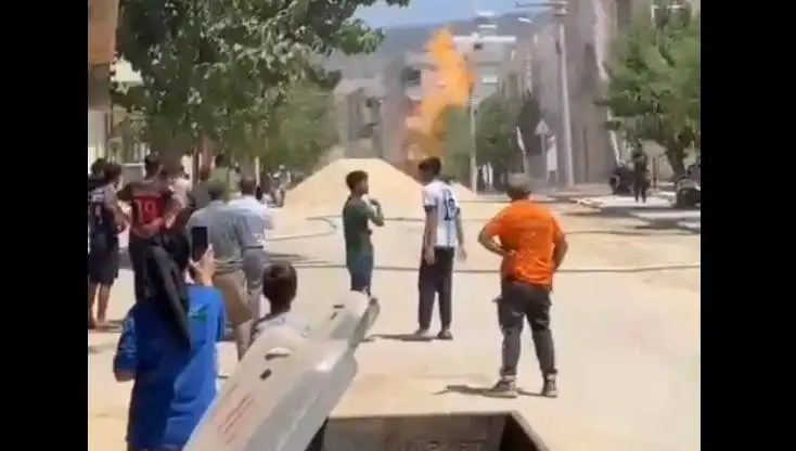 Kilis'te Doğalgaz Borusu Patladı: Şok Edici Olayda Yaralılar Var