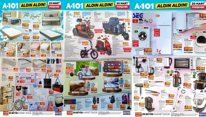 20 Mart A101 Aktüel Kataloğu: Yeni Ürünlerle Evlerinizi Yenileyin!