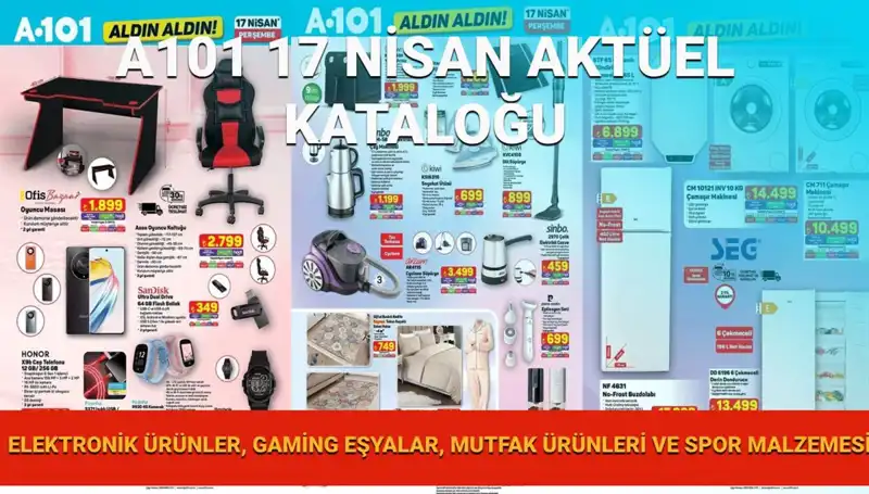 A101 17 Nisan 2023 Aktüel Kataloğu: Yılın En İyi Fırsatları Burada!