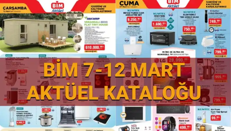 BİM Aktüel Kataloğu 11-12 Mart: Yeni Ürünlerle Dolduruluyor!