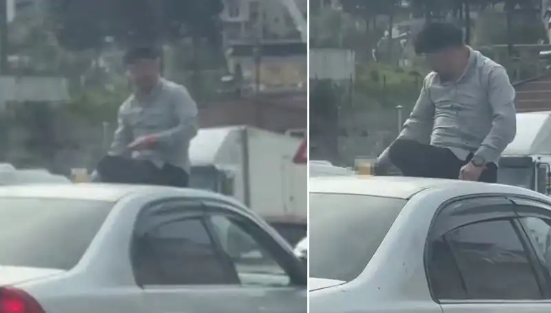 Trafik Canavarı: Otomobil Üzerinde Eğlencenin Sınırları Zorlandı!