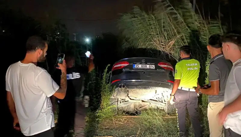 Dur İhtarına Uymayan Trafik Magandası Dere Yatağına Düşerek Yakalandı