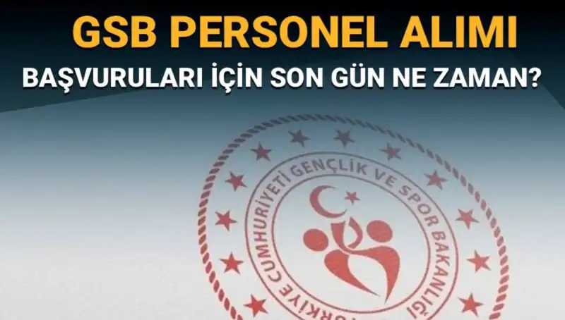 Gençlik ve Spor Bakanlığı'ndan Personel Alımı: Başvurular İçin Son Tarih Açıklandı