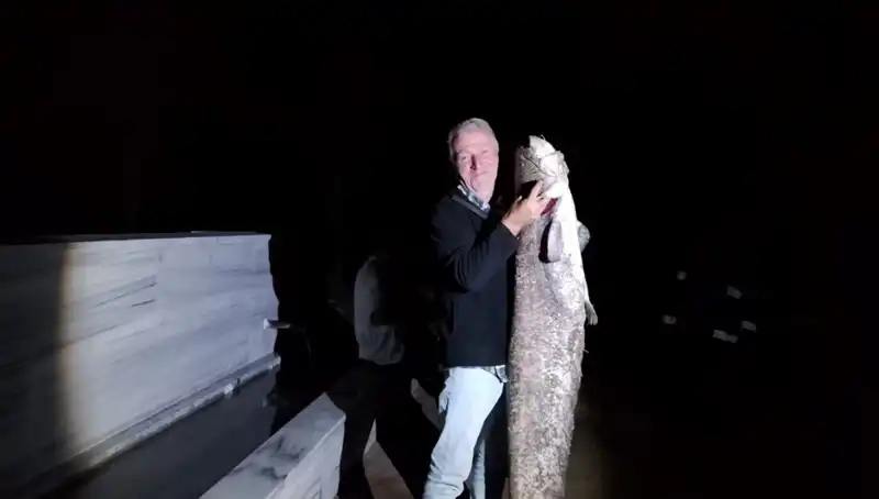 Barajda Avlanan Balık Şaşkınlık Yarattı: 40 Kilo Ağırlığında!