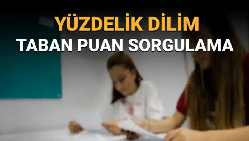 LGS 2025 Taban Puanları: Yüzdelik Dilim Sorgulama Rehberi