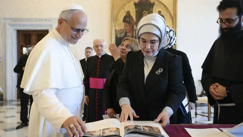 Emine Erdoğan ve Papa Leo: Gazze Üzerine Önemli Görüşme Gerçekleşti