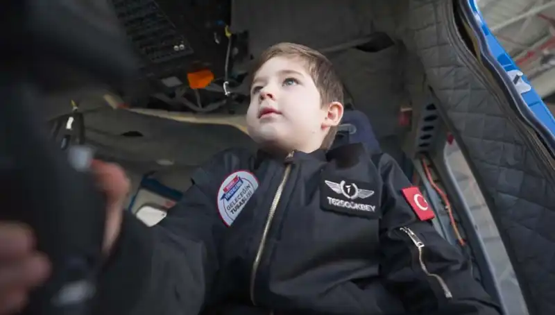 Miniklerin TUSAŞ’a Sımsıcak 23 Nisan Ziyareti