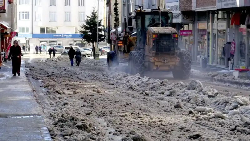 Sarıkamış'ta Kış Geleneği: Kar ve Buzlar Temizleniyor