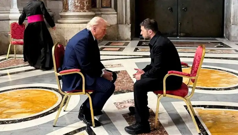 Zelenski, Trump ile Vatikan'daki Görüşmesini Ön Plana Çıkardı