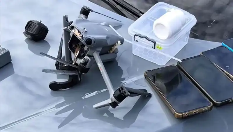 Dron ile Uyuşturucu Sevkiyatı Engellendi: Hava Aracı Vuruldu