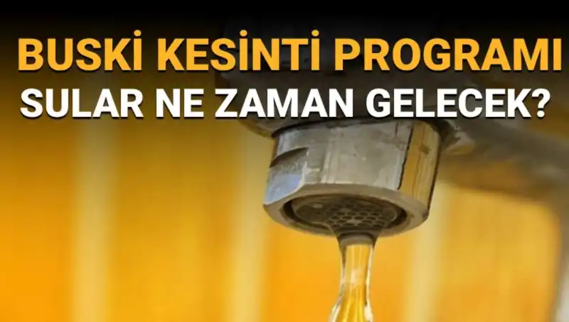 Bursa Nilüfer'de Su Kesintisi Ne Zaman Bitecek? İşte Detaylar!