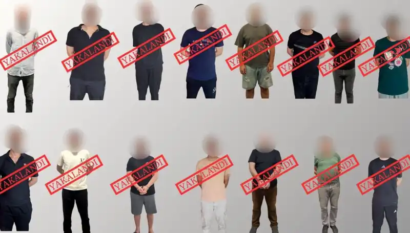 Kırmızı Bültenle Aranan 14 Kişi Özel Operasyonla Yakalandı