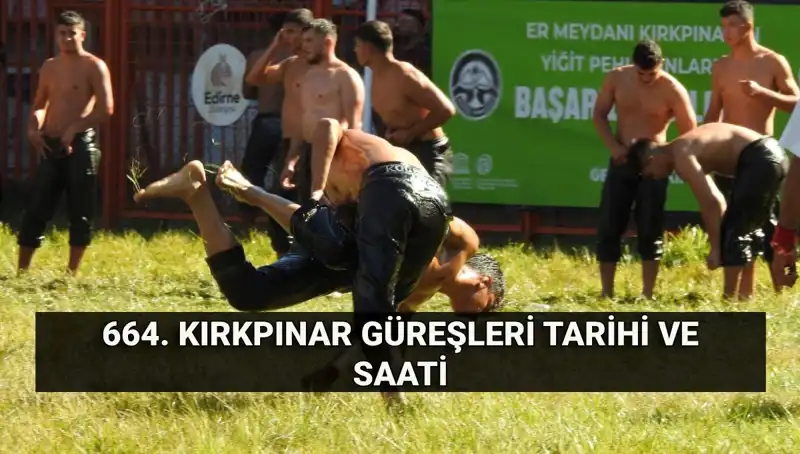 Kırkpınar Güreşleri 664. Yılında Gelenekleriyle Yeniden Hayat Buluyor