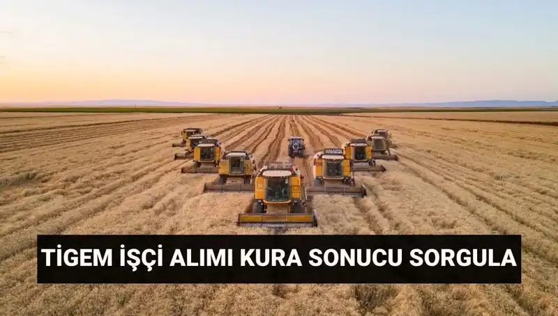 TİGEM 306 İşçi Alımı Kura Sonuçları Açıklandı: Mülakat Tarihleri Belli Oldu!