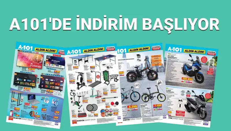 A101 12 Haziran Aktüel Kataloğu: Beyaz Eşya ve Spor Ekipmanlarında Kaçırılmayacak Fırsatlar!